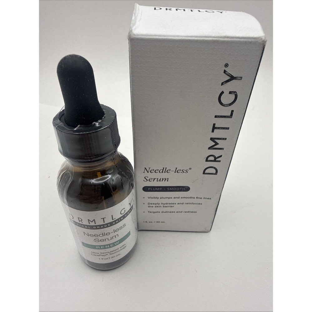 DRMTLGY Needless Serum Anti-Aging Hydrating Facial Serum Smooth Fine Lines 1 Oz